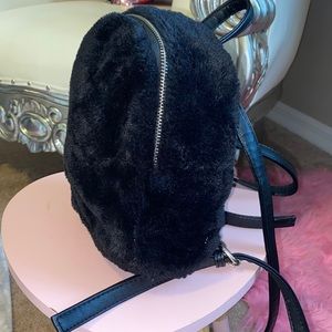 Mini fur backpack